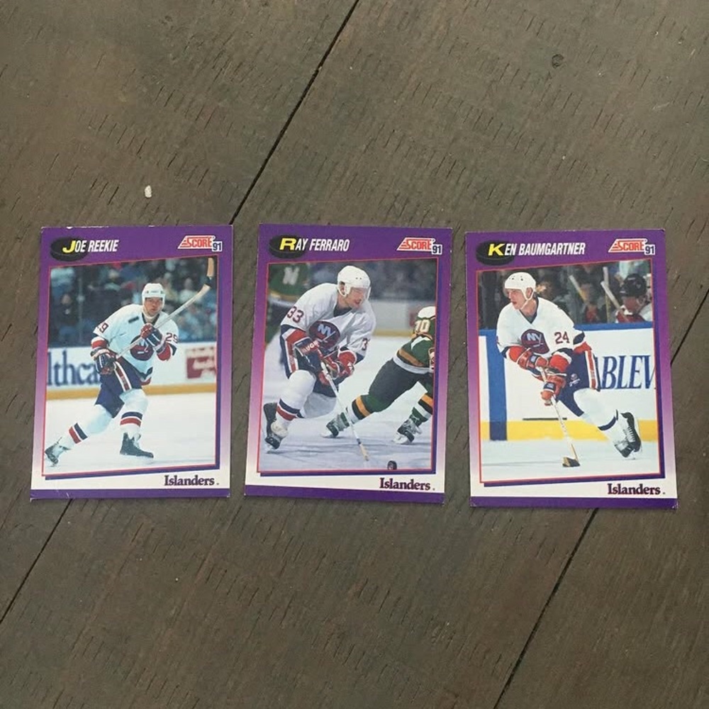 1991 Score hockey card lot- New York